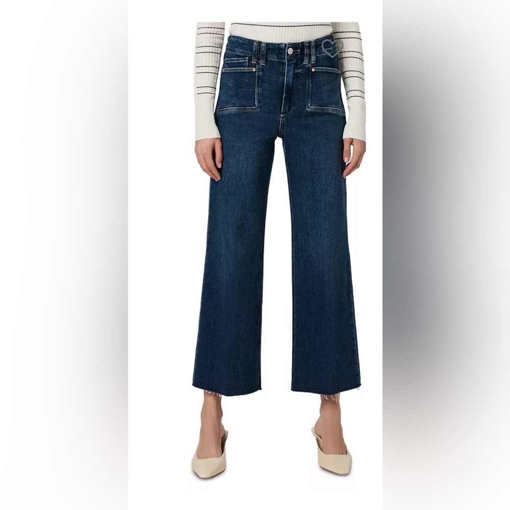 PAIGE Anessa High Rise Ankle Jeans with Set in Pocket